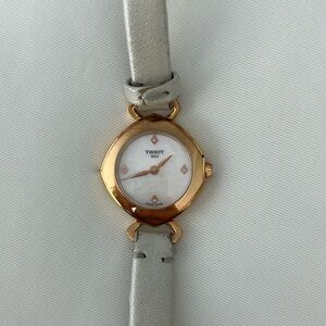 Tissot femini T mother of pearl with diamond watch